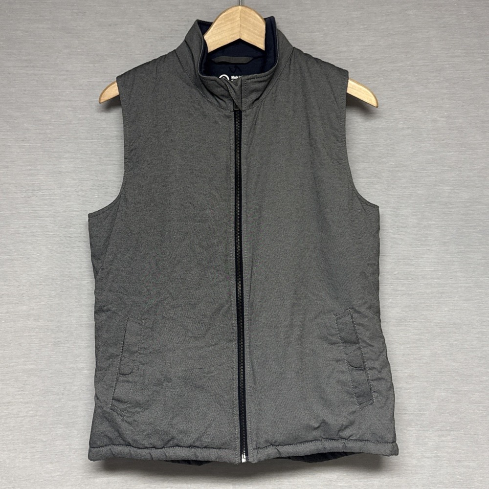 Outlier NYC Air Forged WOMEN's Puffer Vest Full Zip Utility Merino Wool Sz Large